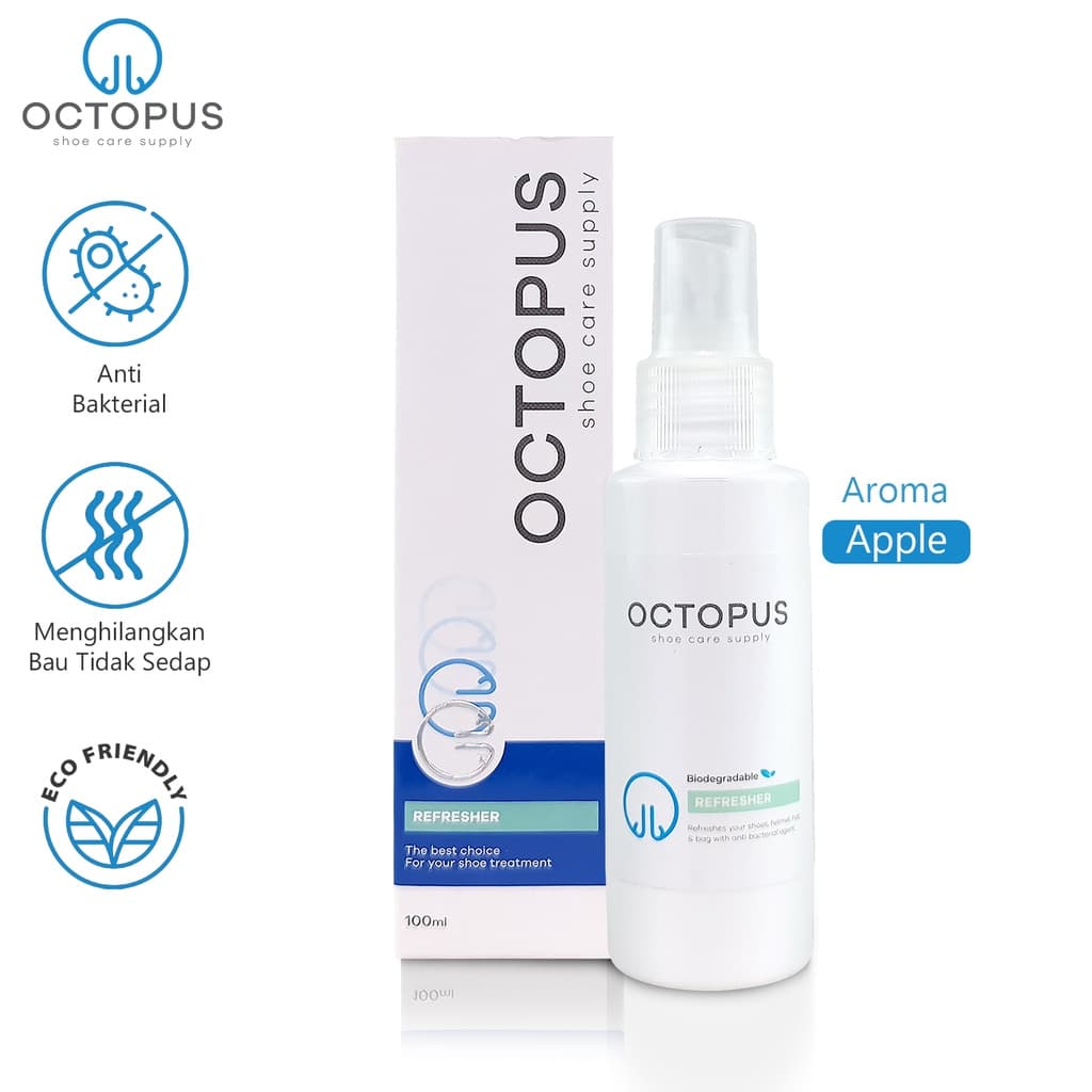 Octopus Parfum Pengharum Pewangi Penghilang Bau Sepatu & Kaki | Spray Anti Bau Sepatu & Bakteri