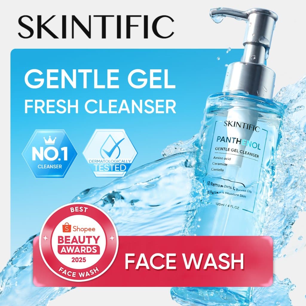 SKINTIFIC Panthenol Gentle Gel Cleanser 120ml
