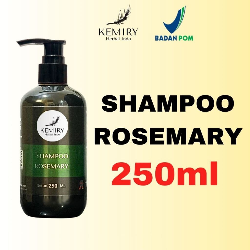 Kemiry Shampoo Ekstrak Rosemary Hair Oil Penumbuh Rambut