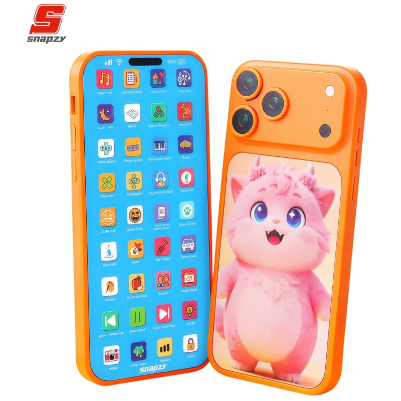 Snapzy HP Mainan Anak Edukasi 36 Tombol Musik Lampu Rechargeable Type-C Bahasa Indonesia