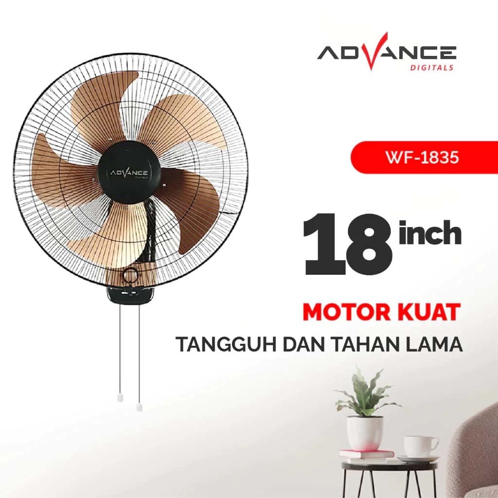 Advance Kipas Angin Dinding Kipas Dinding Kipas Besi Wall Fan 18 inch 1835/1605/16