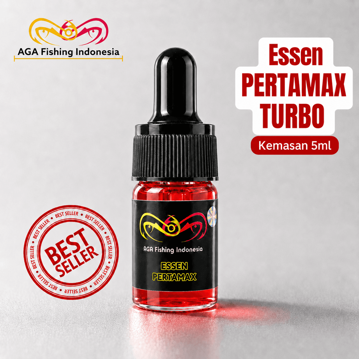 Essen PERTAMAX TURBO + Murni Biangan Premium Umpan Pancing Ikan Rame dan Indukan Super Gacor 5ml